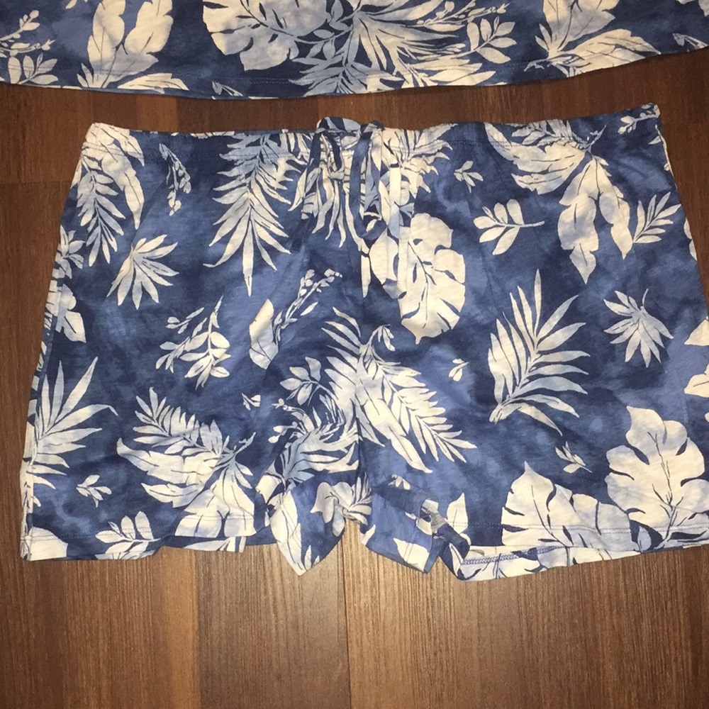 Lauren Ralph Lauren Cotton Printed Boxer Shorts Pajama Set NWT - Picture 4 of 5